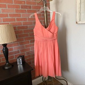 J Crew Heidi Coral Bridesmaids Dress